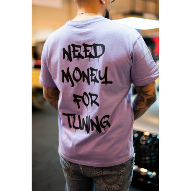 Camtec Design  Shirt Oversize  Need Money... Lilac